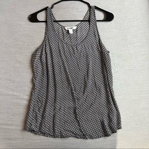 black & white tank top